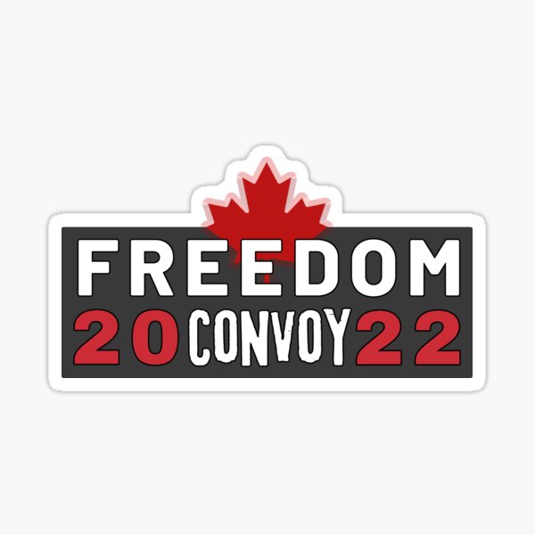 Vista previa del artículo con la obra «Freedom Convoy Canadá 2022», diseñado y vendido por ViewerEqualsPhoton.