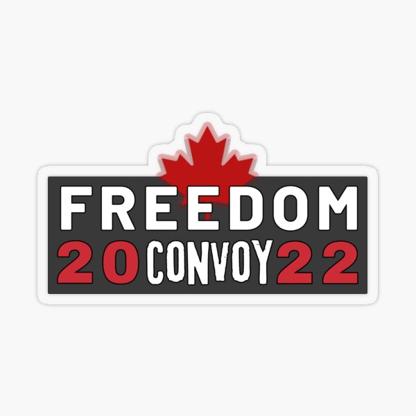 Vista previa del artículo con la obra «Freedom Convoy Canadá 2022», diseñado y vendido por ViewerEqualsPhoton.