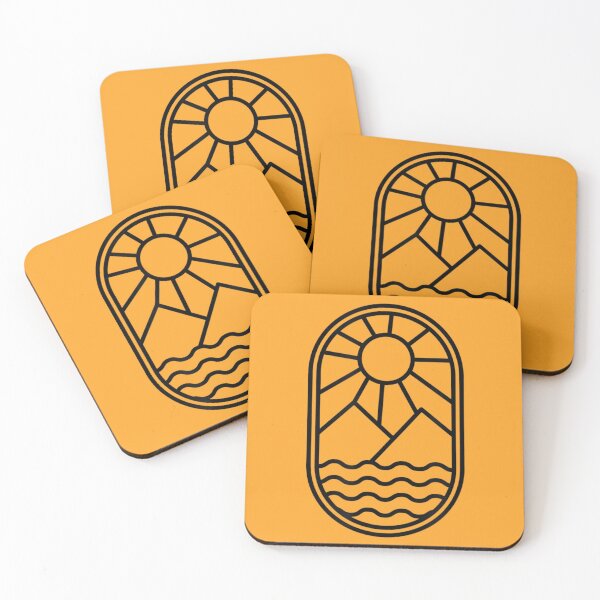 Item preview, Sun Mountain Sea Line Art Graphic Simple Outdoors Cool designed and sold by zacben.