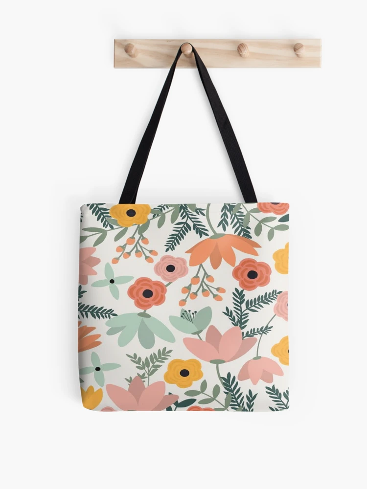 Thumbnail 1 of 2, Tote Bag, Patterns - Spring Patterned designed and sold by Almight Store.