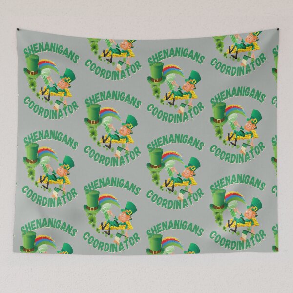Item preview, Shenanigans Coordinator Happy Chap Design, Let The Shenanigans Begin, Lucky Shamrock Irish Culture, Shenanigans Squad   designed and sold by Adri Barnard.