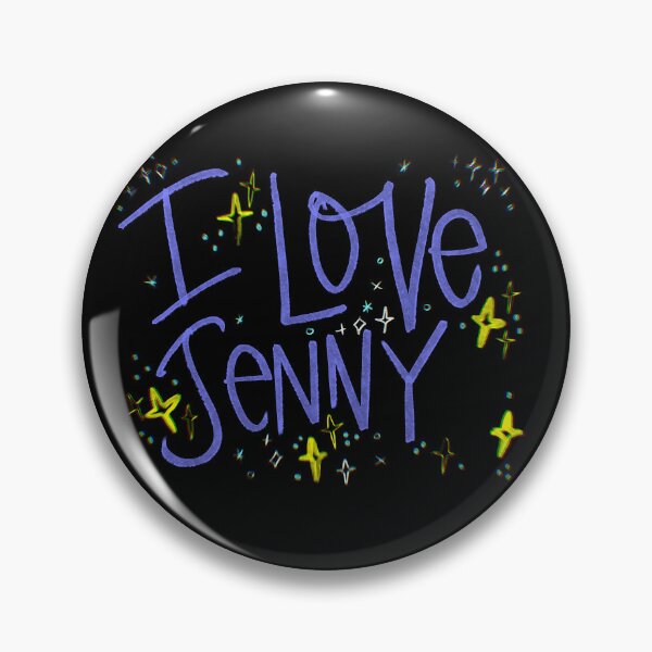 Item preview, I LOVE JENNY NAME PURPLE designed and sold by GIVENGRACE.ART.