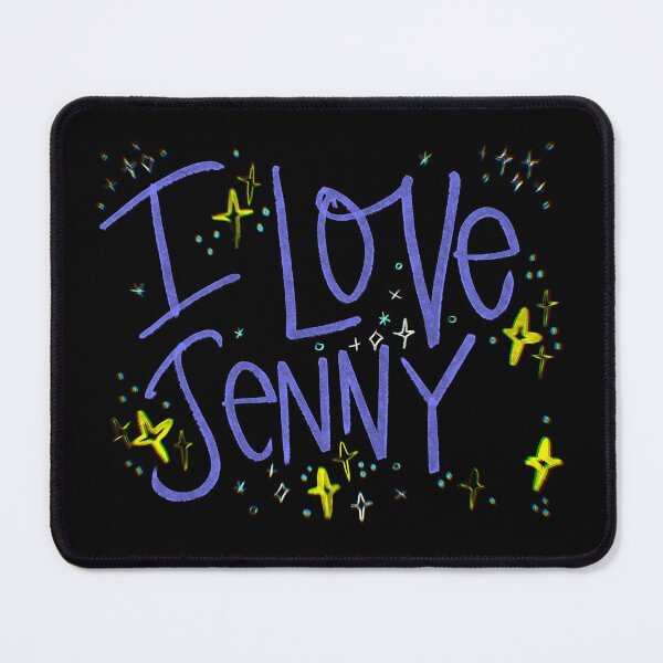 Item preview, I LOVE JENNY NAME PURPLE designed and sold by GIVENGRACE.ART.