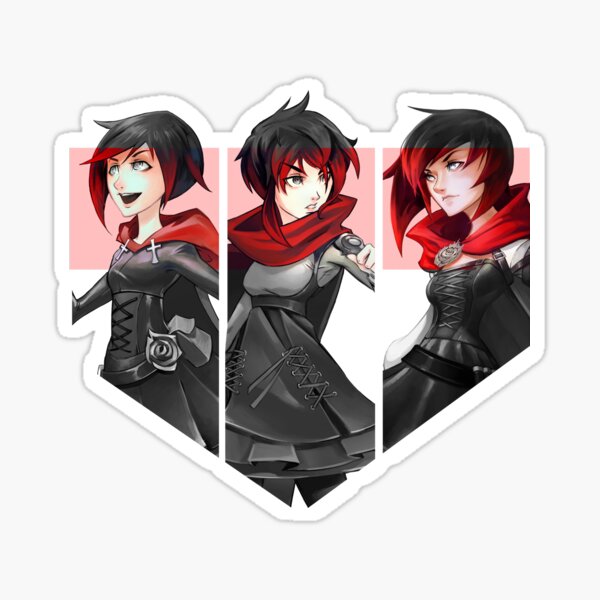 Artikel-Vorschau von RwbyHearts - Rubin Rose, designt und verkauft von NickSilvaArt.