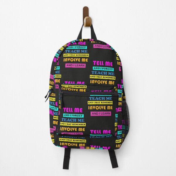 Item preview, Tell me and i forget teach me inspiring teacher quotes design designed and sold by MotiveStuff.