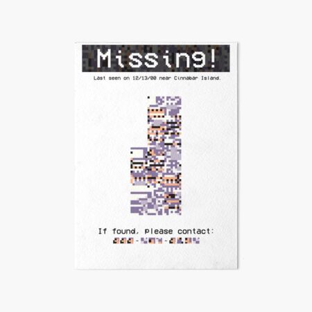 Item preview, Have you seen Missingno? designed and sold by themediaobscura.