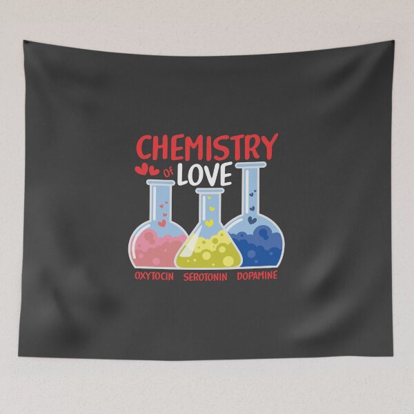 Item preview, Chemistry Of Love - Oxytocin, Serotonin, Dopamine designed and sold by Abhishek Goldar.