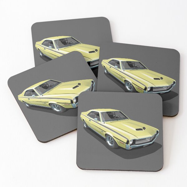 Item preview, AMC Javelin SST in Hialeah Yellow designed and sold by candc-retro.