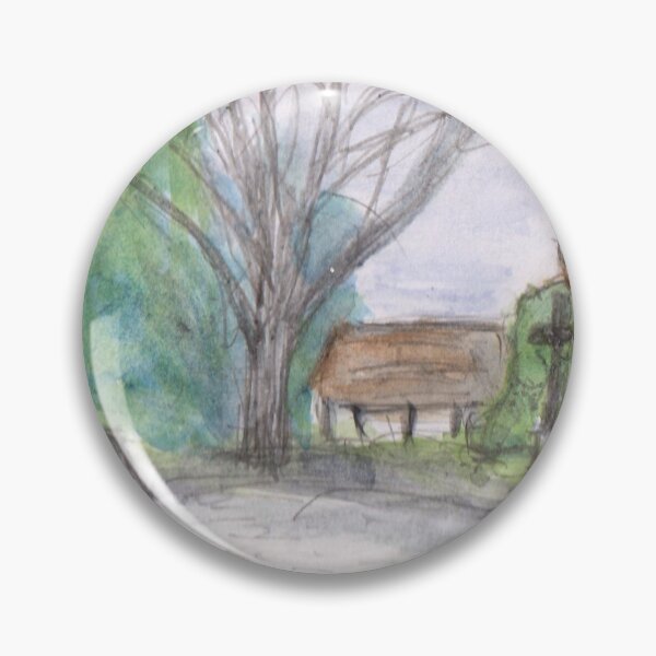 Item preview, Village duck pond and church designed and sold by Frances  Smith.
