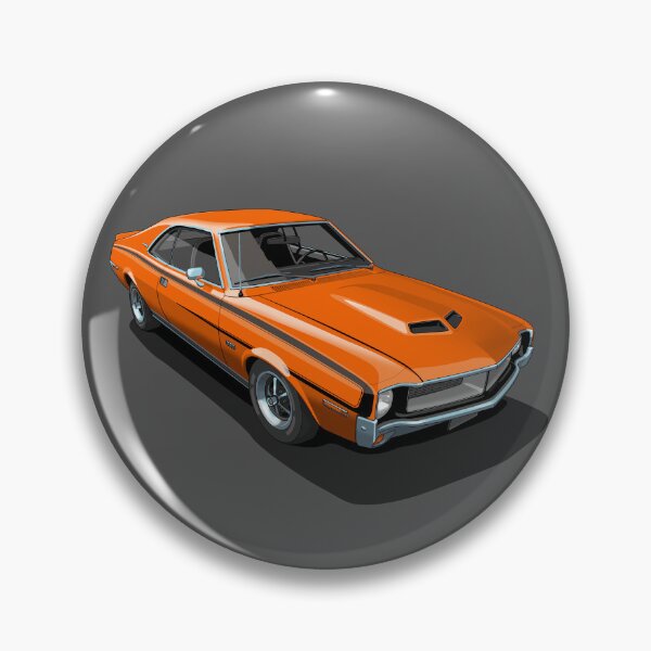 Item preview, AMC Javelin SST in Big Bad Orange designed and sold by candc-retro.