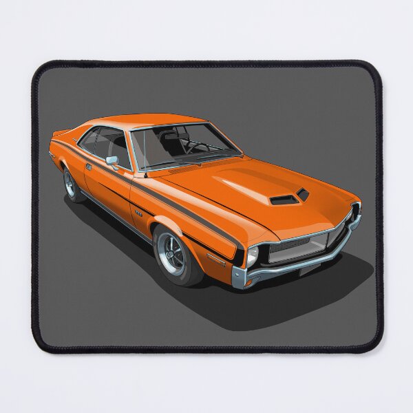 Item preview, AMC Javelin SST in Big Bad Orange designed and sold by candc-retro.