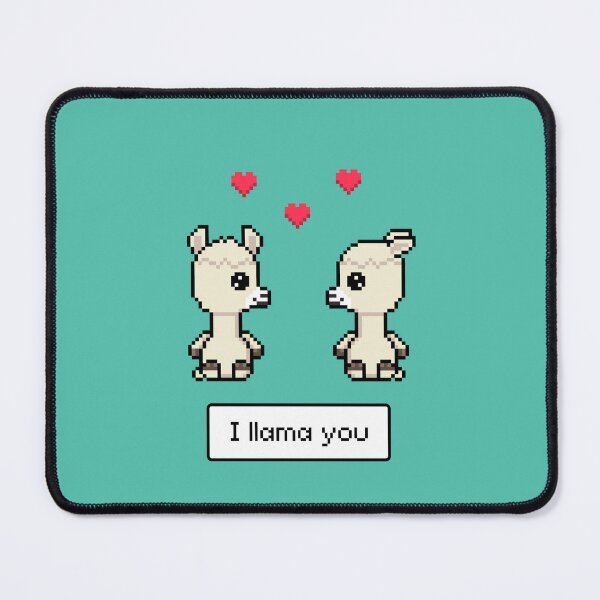 Item preview, I Llama You Valentines Day Cute Kawaii Llamas Pixel Art designed and sold by Pixe11y.