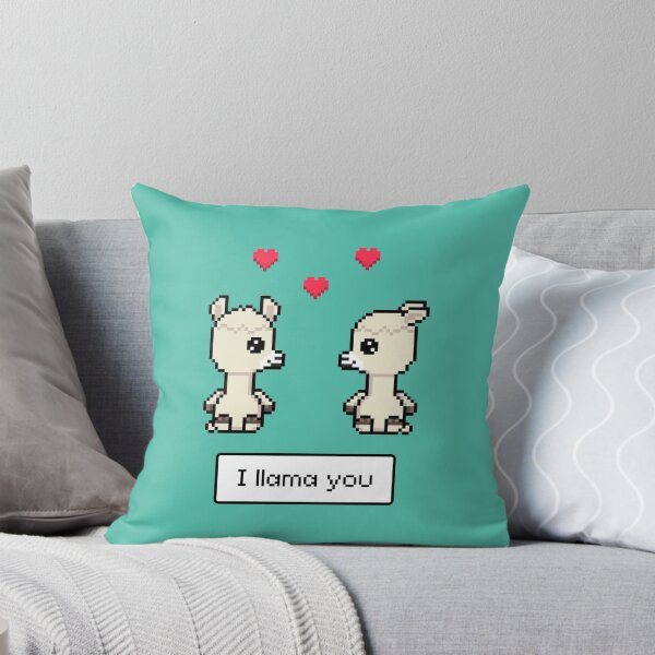 Item preview, I Llama You Valentines Day Cute Kawaii Llamas Pixel Art designed and sold by Pixe11y.