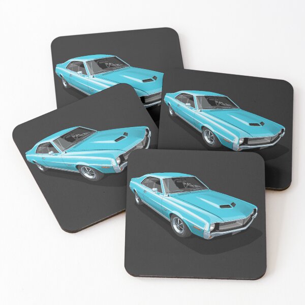 Item preview, AMC Javelin SST in Big Bad Blue designed and sold by candc-retro.