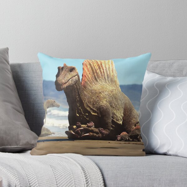 Item preview, Spinosaurus on beach designed and sold by johnsonmortimer.