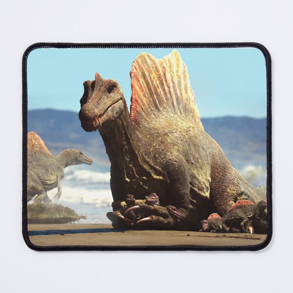 Item preview, Spinosaurus on beach designed and sold by johnsonmortimer.