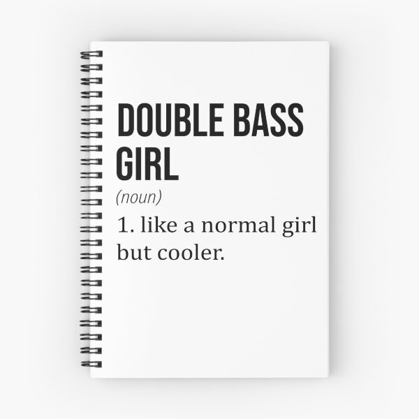 Item preview, DOUBLE BASS Girl Like A Normal Girl But Cooler - DOUBLE BASS Lover designed and sold by YukiShop.
