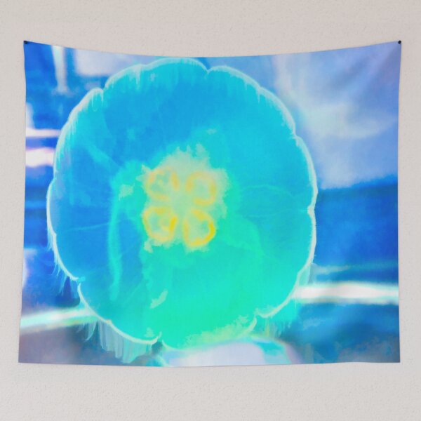 Item preview, Blue Moon Jelly Fish designed and sold by IMAGETAKERS.