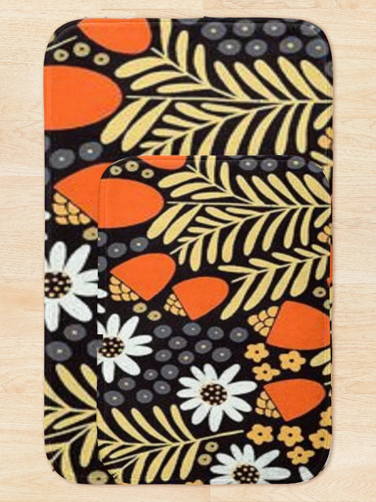 Thumbnail 5 of 6, Bath Mat, Patterns - Spring Patterned designed and sold by Almight Store.