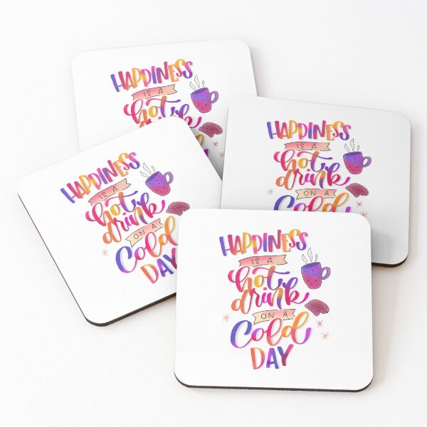 Item preview, Happiness and hot drinks designed and sold by drawadaydream.