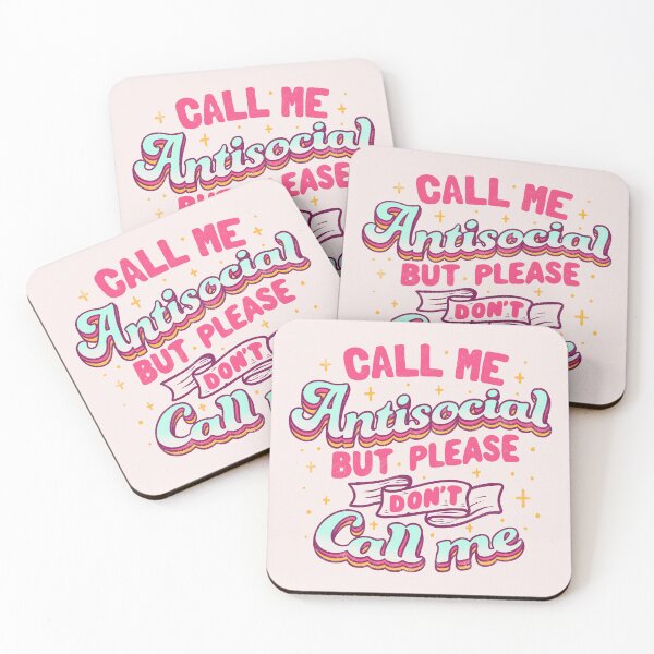 Item preview, Call Me Antisocial But Please Don't Call Me by Tobe Fonseca designed and sold by Tobe Fonseca®.