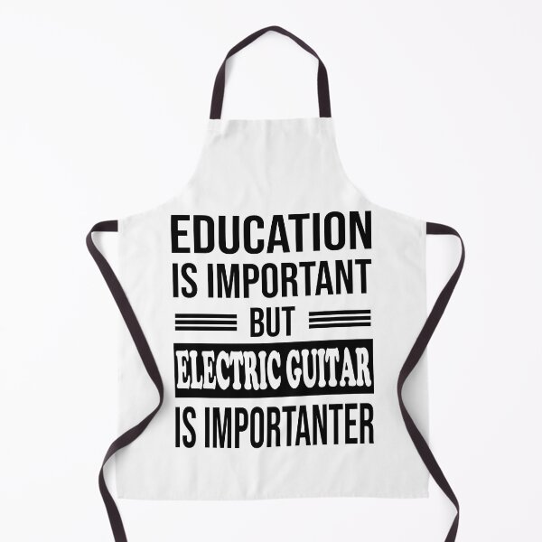 Item preview, Education Is Important But ELECTRIC GUITAR Is Importanter - Funny ELECTRIC GUITAR designed and sold by YukiShop.