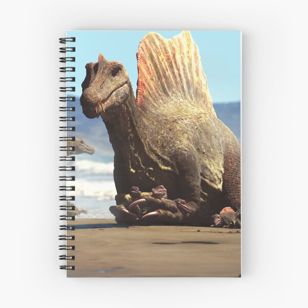 Item preview, Spinosaurus on beach designed and sold by johnsonmortimer.