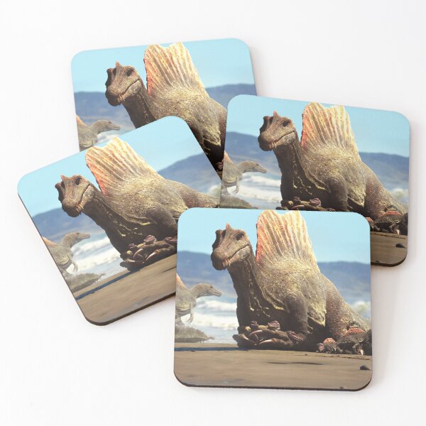 Item preview, Spinosaurus on beach designed and sold by johnsonmortimer.
