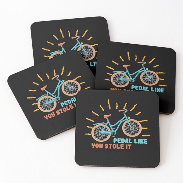 Item preview, Pedal Like You Stole It Funny Bicycle Design Sunny Typography Illustration designed and sold by pedrored369.