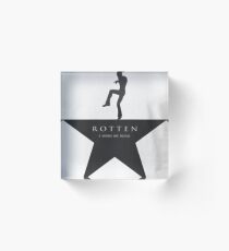 Hamilton Robbie Rotten Meme 2017 Acrylic Block