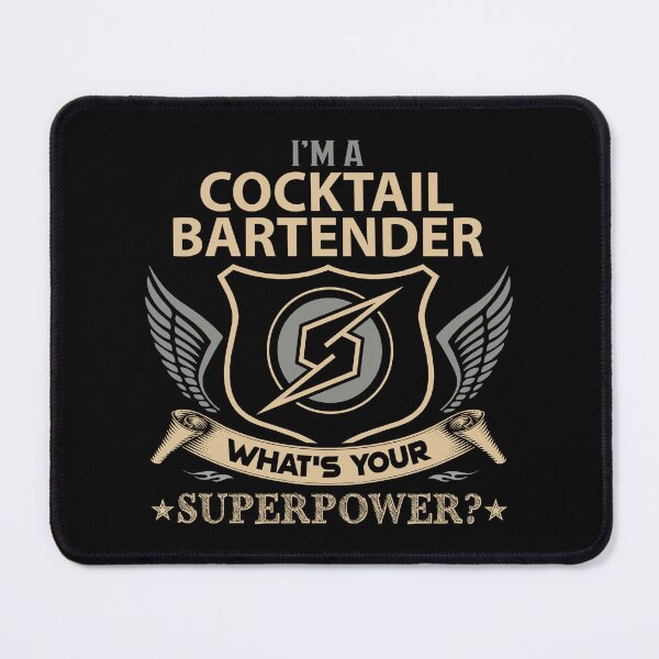 Item preview, Cocktail Bartender T Shirt - What Is Your Superpower Job Gift Item Tee designed and sold by nutallrosario.
