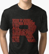 Team Rocket R Typography Tri-blend T-Shirt