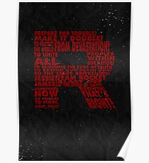 Team Rocket R Typography Poster