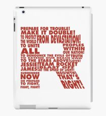 Team Rocket R Typography iPad Case/Skin