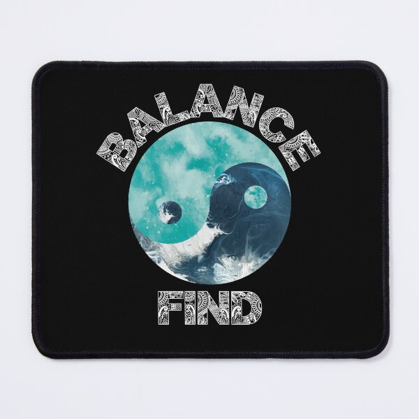 Item preview, Colorful Find Balance Abstract blue and Turquoise design designed and sold by ART-SOUF.