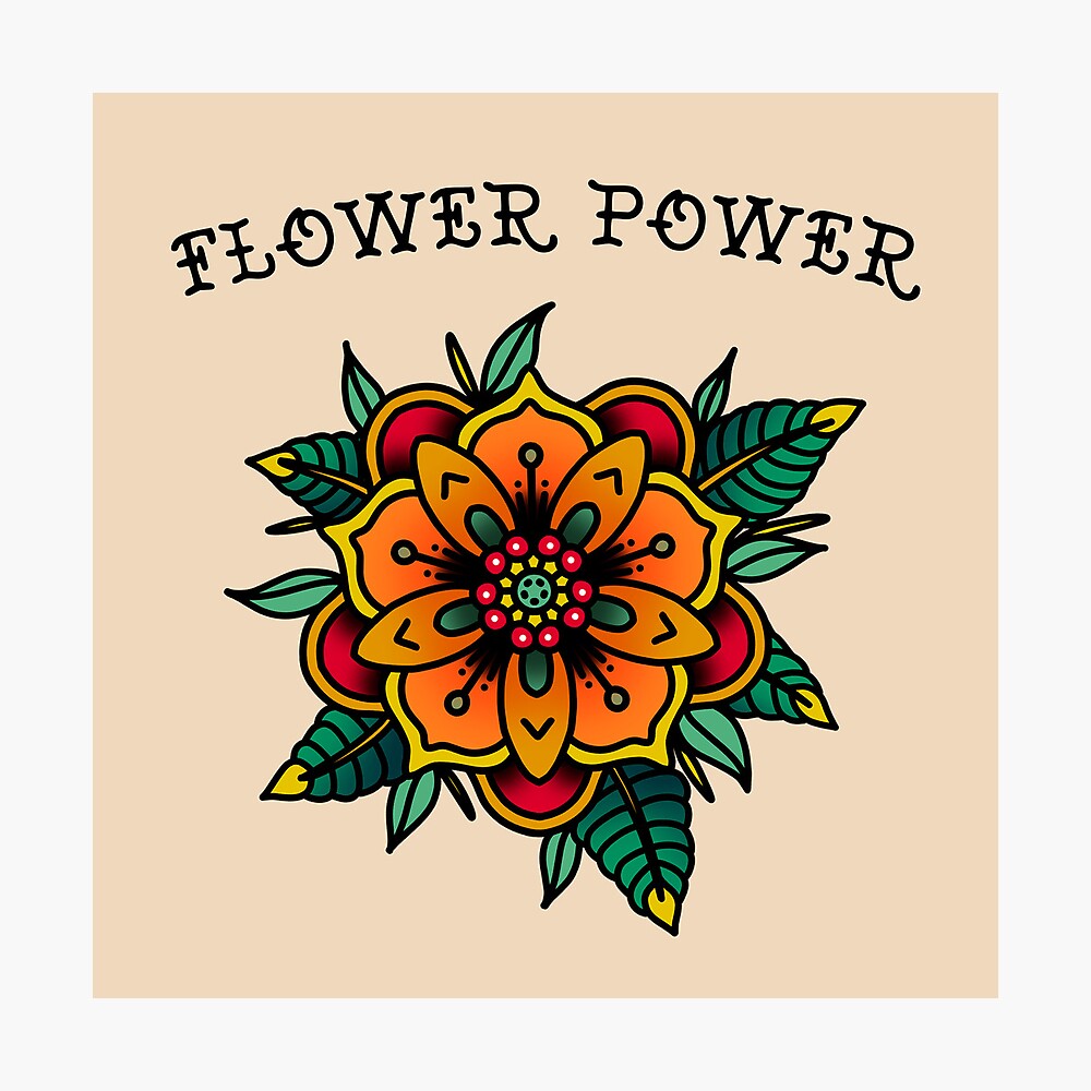 Floral Flash Tattoo Designs – Tattoos Wizard Designs