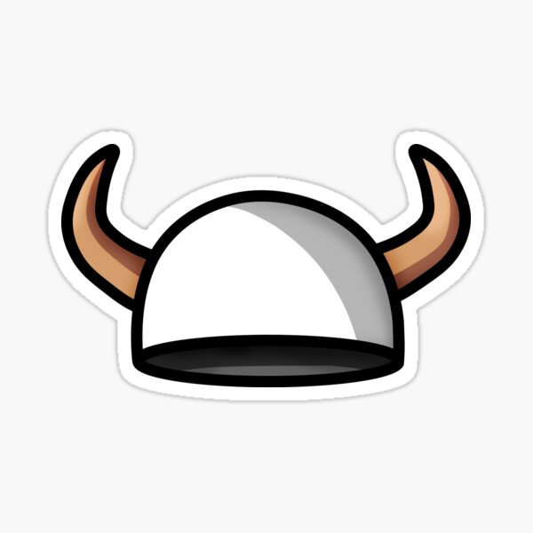 "Viking Helmet" Sticker by IgorBokovArt Redbubble