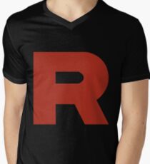 Team Rocket R Men's V-Neck T-Shirt