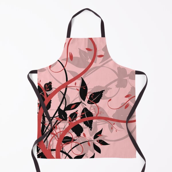 Item preview, Simple Red and Black Floral Silhouette Design designed and sold by Bennymp.