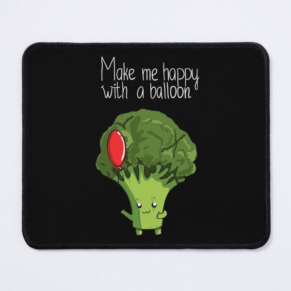 Item preview, Make Me Happy With The Balloon Cute Little Broccoli designed and sold by BigFatMistake.
