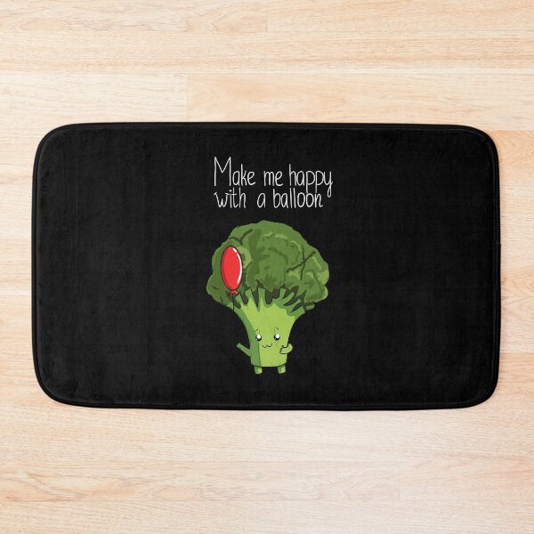 Item preview, Make Me Happy With The Balloon Cute Little Broccoli designed and sold by BigFatMistake.