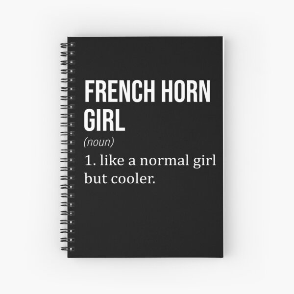 Artikel-Vorschau von FRENCH HORN Girl Like A Normal Girl But Cooler - FRENCH HORN Lover, designt und verkauft von YukiShop.