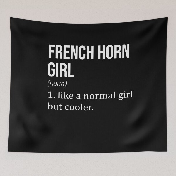 Artikelvorschau, FRENCH HORN Girl Like A Normal Girl But Cooler - FRENCH HORN Lover entworfen und verkauft von YukiShop.