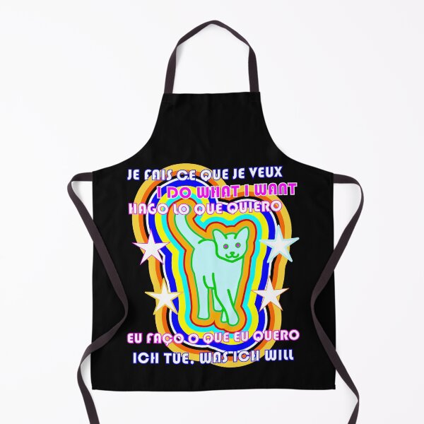 Item preview, I Do What I Want Says Smart Clever Cat Five Languages designed and sold by artfulnotebook.