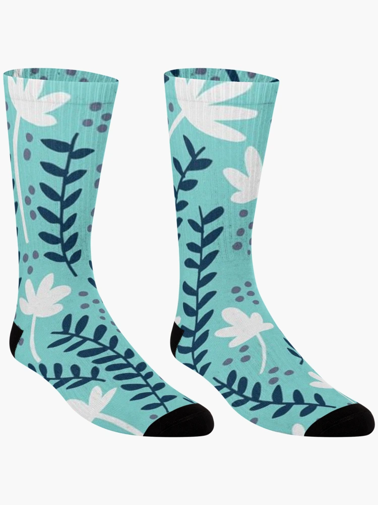 Thumbnail 3 of 5, Socks, Patterns - Spring Patterned designed and sold by Almight Store.