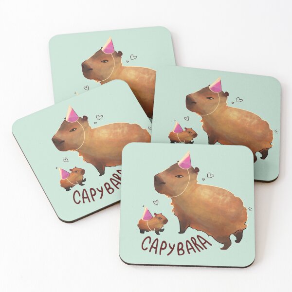 Item preview, Cute Capybaras designed and sold by Ainhoa Abad.