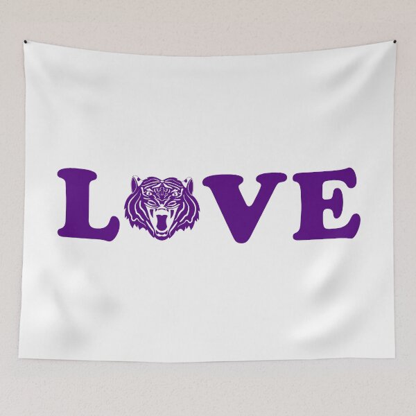 Item preview, I Love Tigers Purple designed and sold by cmd-art.