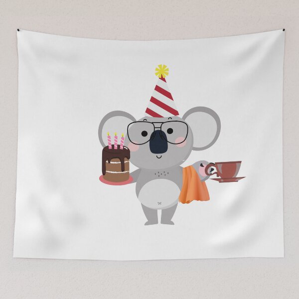 Item preview, A Koala, a cup and a cake designed and sold by Endeavour-Tees.