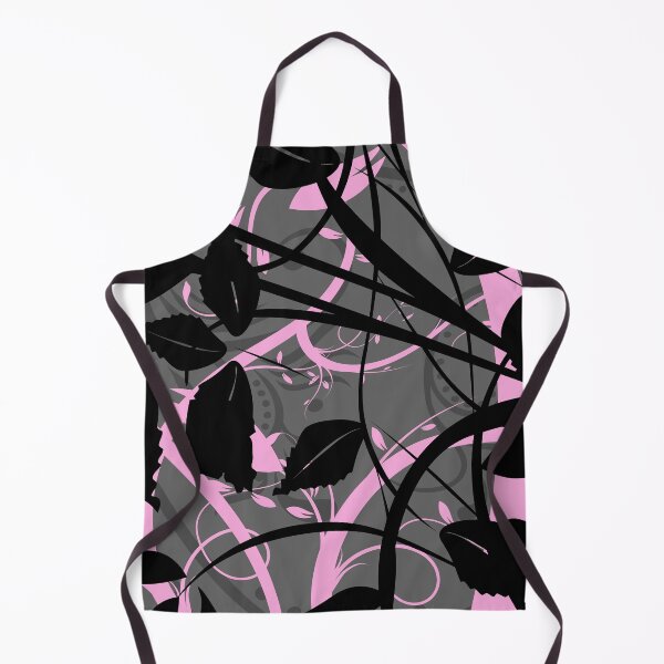 Item preview, Dark Leaf Pattern with Tribal Marks with Pink Highlights designed and sold by Bennymp.