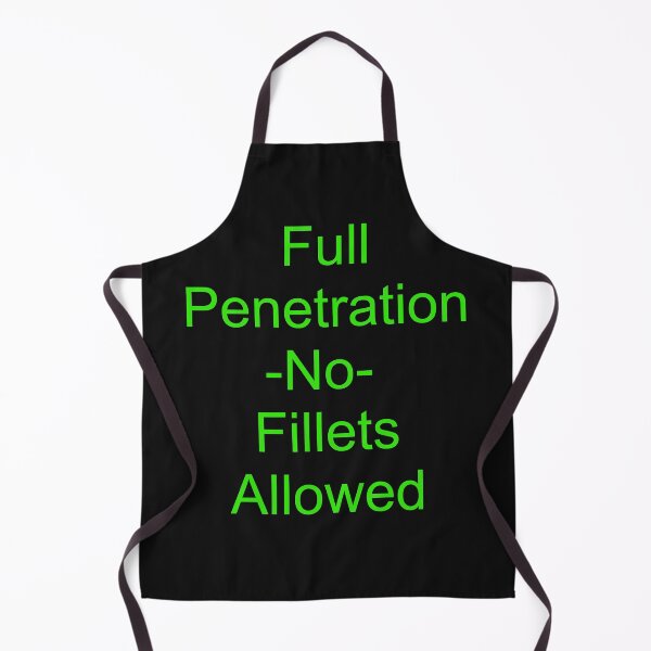 Item preview, Full Penetration -NO- Fillets Allowed designed and sold by PressureBeast.
